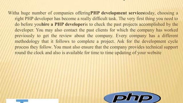 Best PHP Development Company - Trafficwala.com смотреть онлайн