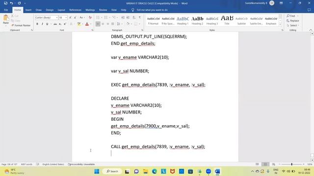 PLSQL Procedures | PRAGMA AUTONOMOUS TRANSACTION | In, Out, in out parameters | VARAHI IT смотреть онлайн