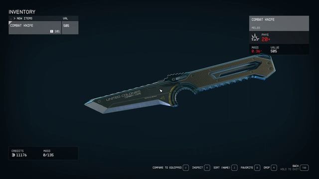 Starfield Combat Knife Weapon Console Command Code смотреть онлайн