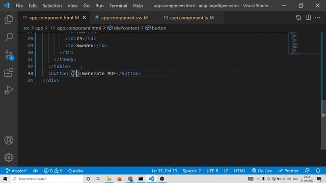 Angular 13 jsPDF Project to Export HTML Div,Table With CSS to PDF Document Using TypeScript смотреть онлайн