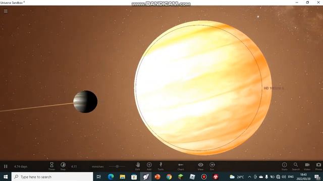 Jupiter vs HD 100546 b (universe sandbox 2) смотреть онлайн