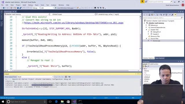 Reading Process Memory: Toolhelp32ReadProcessMemory Windows смотреть онлайн