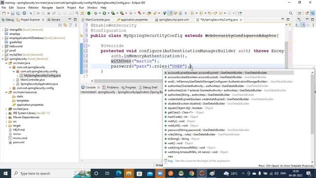 spring boot in memory authentication || java temple смотреть онлайн