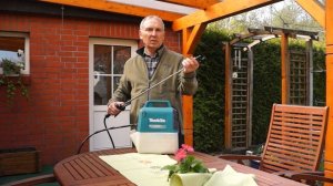 Обзор злектрического опрыскивателя от фирмы Макита