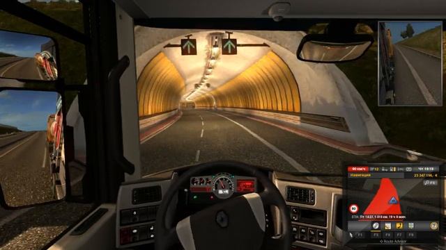 Прохождение Euro Truck Simulator 2 и обзор Renault Magnum смотреть онлайн