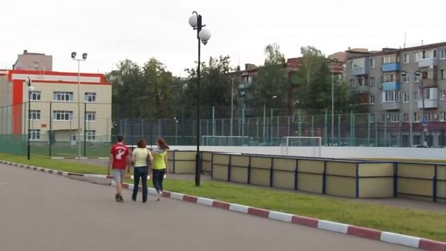 Город Железнодорожный вечером. смотреть онлайн