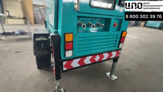 Сборка дизельного компрессора AZTEC UDS185T-7 на шасси от "Центра Промышленного Оборудования" смотреть онлайн