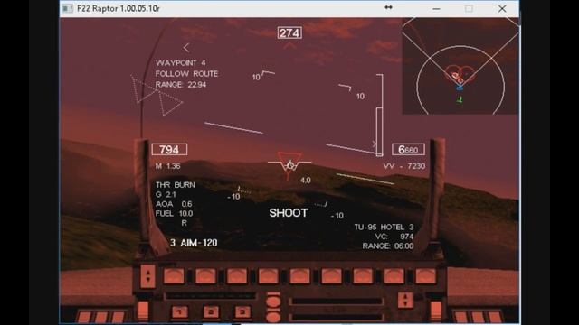 F-22 Lightning Pc Gameplay Test OBS смотреть онлайн