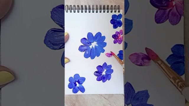 Amazing flowers painting, Красивые Цветы рисунки акрилом #acrylicpainting #diy #painting #flowers смотреть онлайн