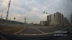 Driving in Moscow city: Текстильщики  - поселение Сосенское - ЛМС - Рогово 29/05/2021 (timelapse 4x