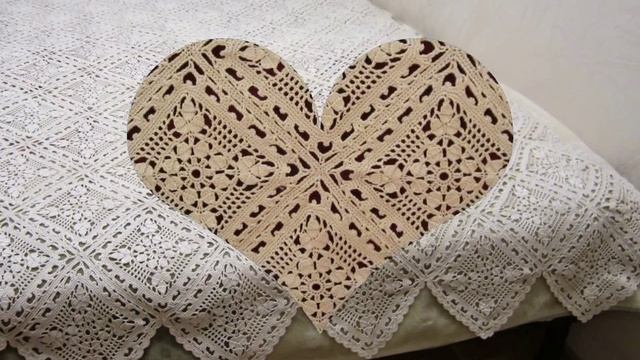 ПЛЕД(крючком) на ДИВАН или КРОВАТЬ 200 см на 220 см..авторская работа Чернышова Александра.. смотреть онлайн