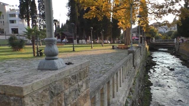 Псырцхинская ГЭС в городе Новый Афон, Абхазия смотреть онлайн