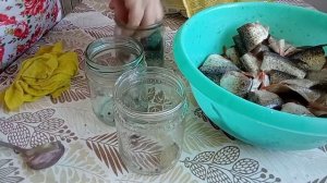 ?Консерва из озёрной рыбы, в духовке?