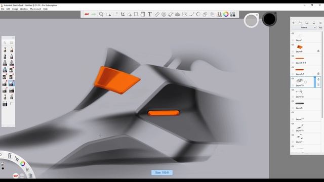 Adidas Shoe Sketch and Render | Autodesk Sketchbook смотреть онлайн