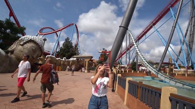 Port aventura | Обзор Порт авентура | dragon shambhala | Испания Салоу смотреть онлайн