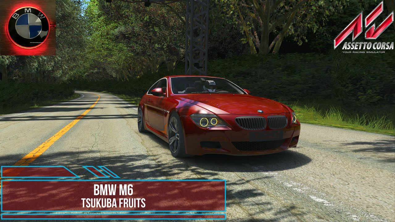 BMW M6 2010 - Tsukuba Fruits Line - Assetto Corsa. смотреть онлайн