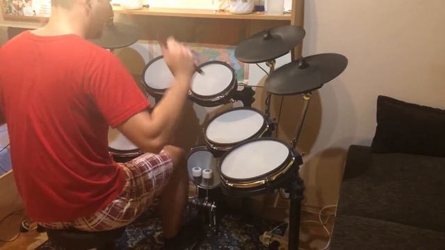 Slipknot - Dead Memories [drum cover] [Millenium MPS-850] смотреть онлайн