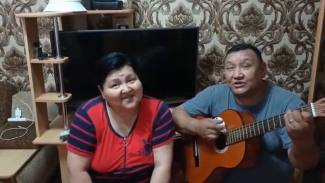 «Ты да я, да мы с тобой» дуэт семейной пары.Песня СССР. Казахи из России смотреть онлайн