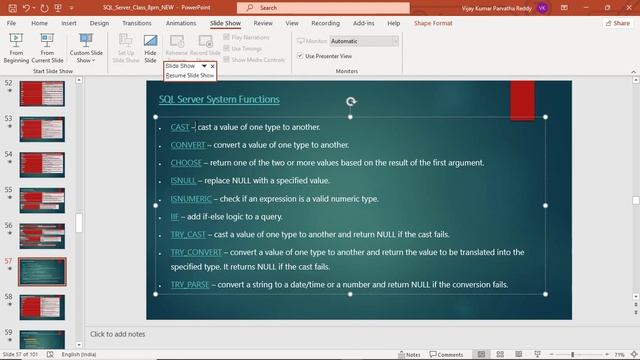 Introduction to T-SQL in SQL server смотреть онлайн