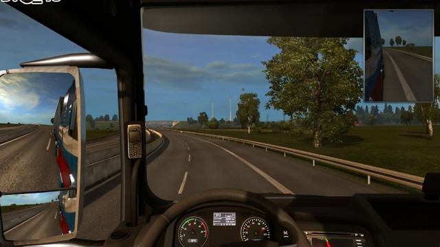Сонные покатушки в Дании Euro Truck Simulator 2 смотреть онлайн