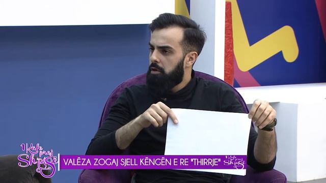 1 Kafe prej shpise - Valeza Zogaj sjell kengen e re "Thirrje" 04.02.2018 смотреть онлайн