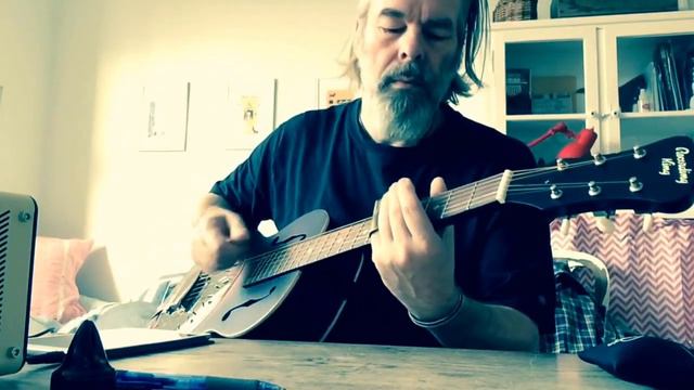 Myers gooseneck the grip pickup. Recording King Dirty 30's resonator. смотреть онлайн