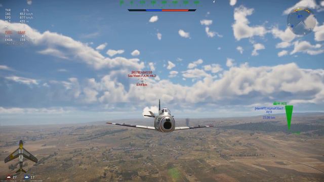 War Thunder I turn my engine off and render Sea Vixen useless XD смотреть онлайн