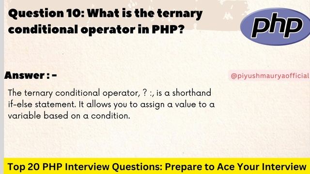 Cracking PHP Interviews: Top Interview Questions and Answers смотреть онлайн