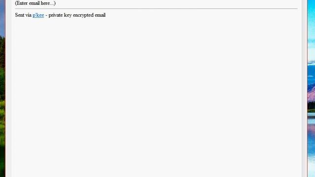 First sending of an email with p'kee - private key encrypted email смотреть онлайн