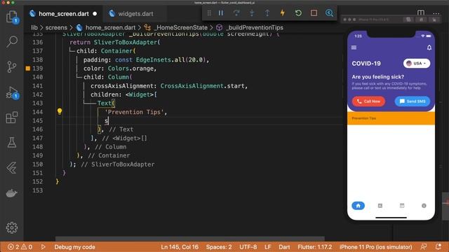 Flutter COVID-19 Dashboard UI | Speed Code смотреть онлайн