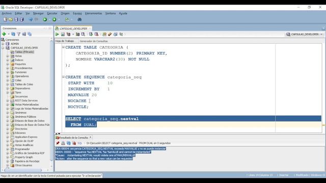 Crear Secuencias con SQL | Oracle смотреть онлайн