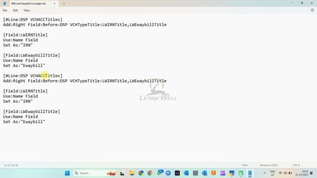 Tally Prime 4.0 - IRN AND EWAYBILL in Ledger | 97th Tally Small But Smart Trick @LearnWell смотреть онлайн