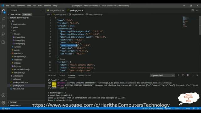 ReactJS Image Slider | React Bootstrap Carousel image slider смотреть онлайн