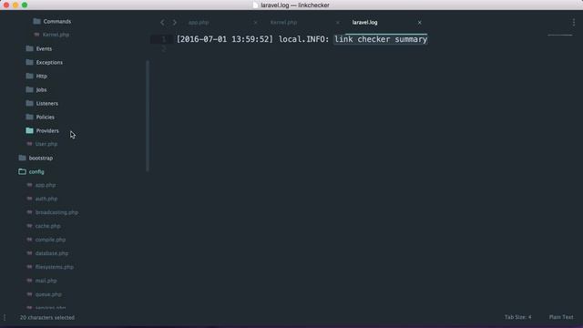 Laravel Link Checker смотреть онлайн