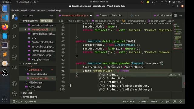 Laravel - Busca de produtos por parte do título. смотреть онлайн