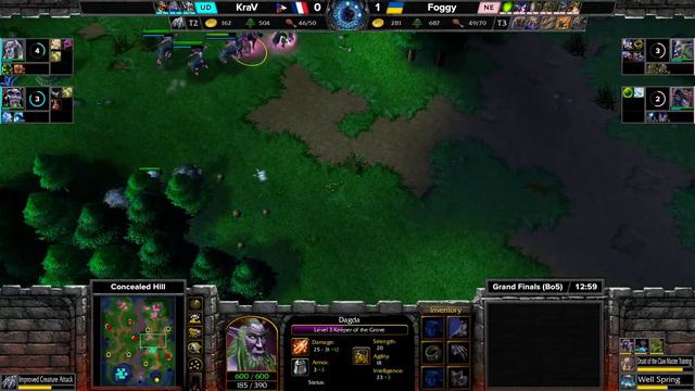WC3 - DuSt League 7 EU - Grand Final: [NE] Foggy Vs. KraV [UD]