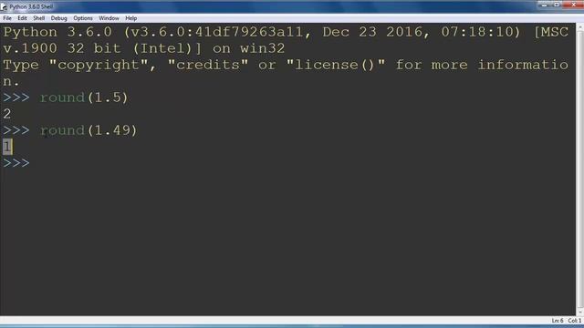 How to Round the Floating Point Number to the nearest integer in Python programming language смотреть онлайн