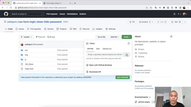Clone dự án từ Repo Github về Git trong 1 câu lệnh | unitop.vn смотреть онлайн