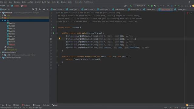 CodingBat009 java смотреть онлайн