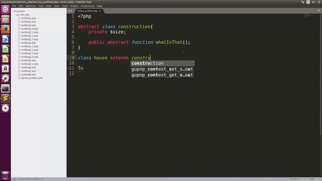 Php orienté objet : Design pattern Factory partie 1 смотреть онлайн