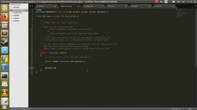 Codeigniter Tutorial - How to encrypt decrypt a plain text using codeigniter 3 смотреть онлайн
