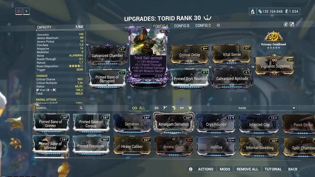[Warframe] Torid Incarnon - Build Completa
