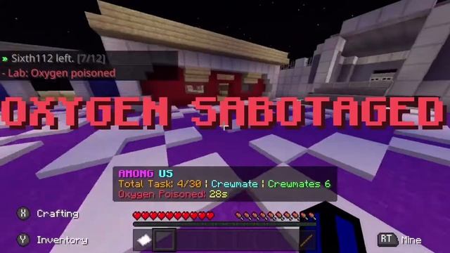Among Us server in Minecraft PE (Minecraft bedrock Among us server) смотреть онлайн