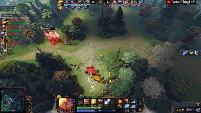 Entity.医者watson` - Lina | Carry Gameplay Dota 2 Patch 7.32d