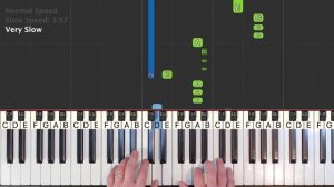 Beethoven Symphony 5 - Piano Tutorial EASY - 5th Symphony - Sheet Music (Synthesia)