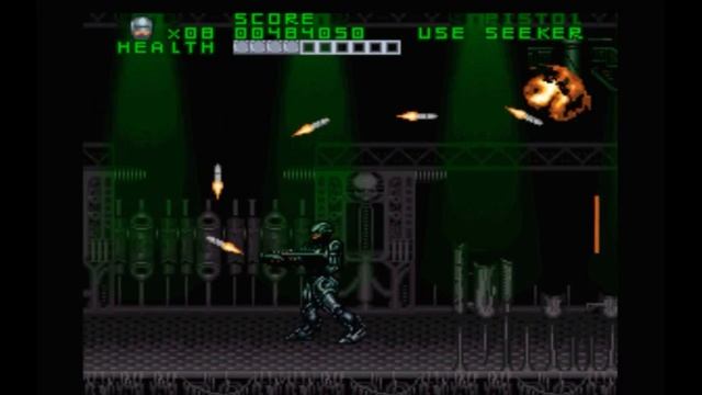 Super Nintendo (Snes) 16-bit Robocop VS Terminator Stage 13 (Inner Complex Access Tunnel)