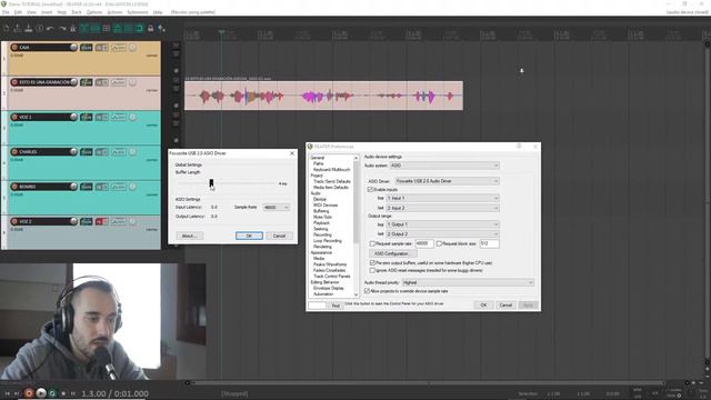 #02 Configurar INTERFAZ de AUDIO en REAPER 6 смотреть онлайн