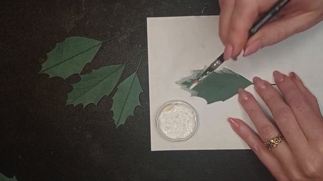 Остролист из бумаги, пошаговый мастер-класс. Цветы из гофрированной бумаги. смотреть онлайн