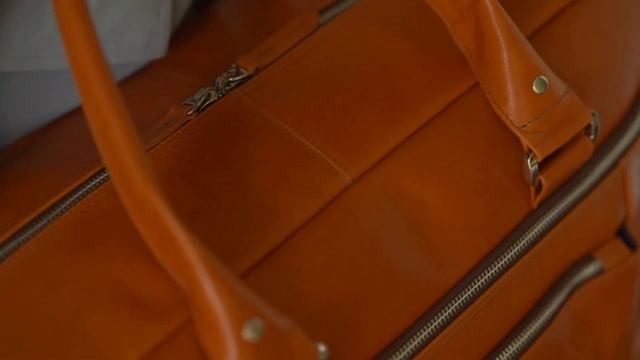 Дорожная сумка мужская кожаная "Raymond" смотреть онлайн