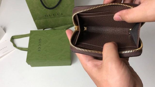 Gucci New Ophidia GG card-case Zippy Wallet смотреть онлайн